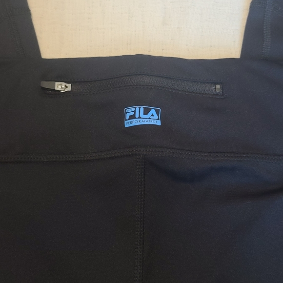 Fila Navy Blue Sport Leggings with Mesh Detailing - Picture 8 of 9